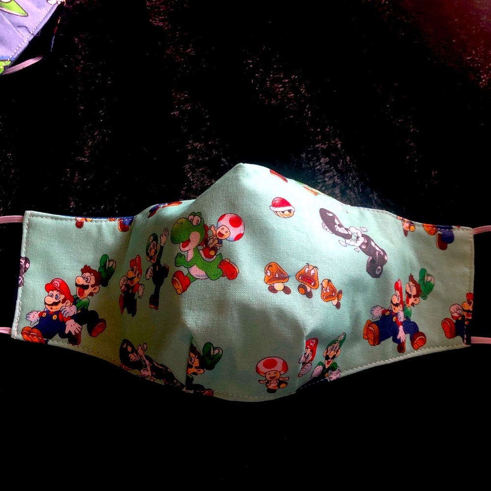 Mario Bros face mask